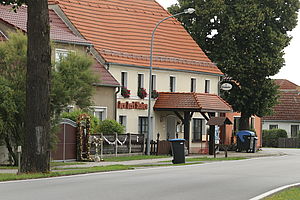 Blick zur Gaststätte in Winkel