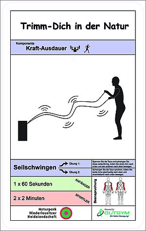 Anleitungstafel Fitnessgerät Lugau